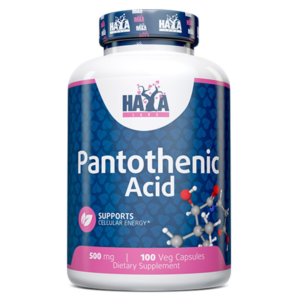 Pantothenic Acid 500mg - 100 веган капс купить Киев и Украина